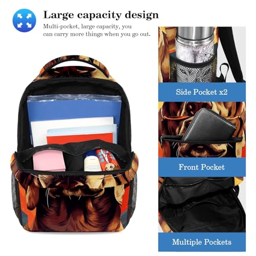 Sac à dos pour garçons et filles avec trousse à crayons école et voyage