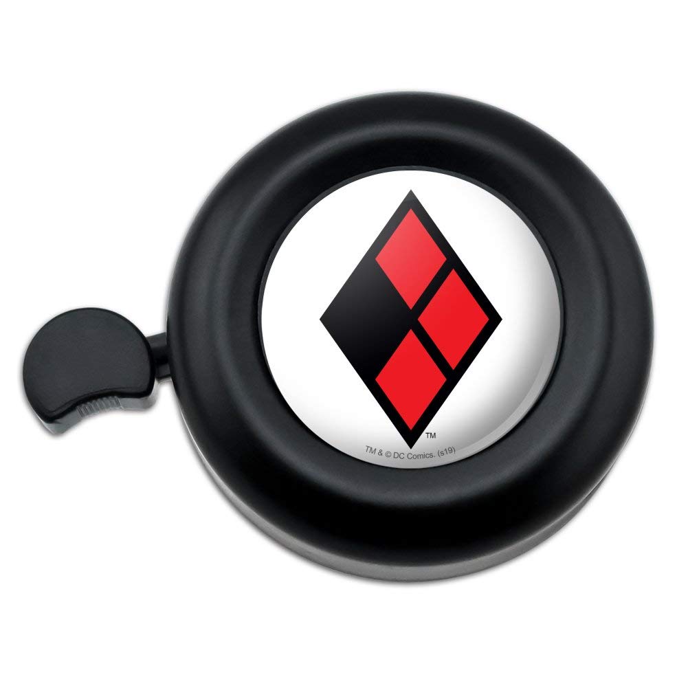 GRAPHICS & MORE Harley Quinn Diamond Logo Bicycle Handlebar Bike Bell