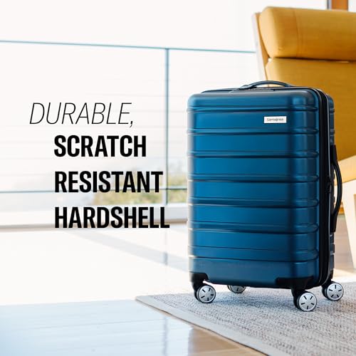 Image of Samsonite Omni, Purple, Carry-on Spinner, Omni 2 Hardside Expandable Luggage With Spinners