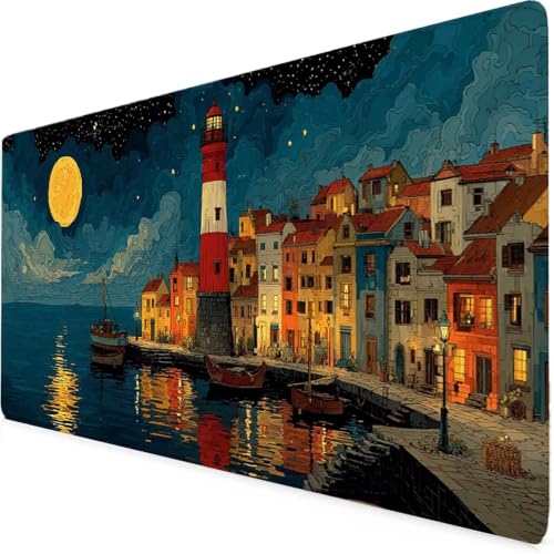 Tapis de souris XXL turquoise abstrait 1000x500mm antidérapant