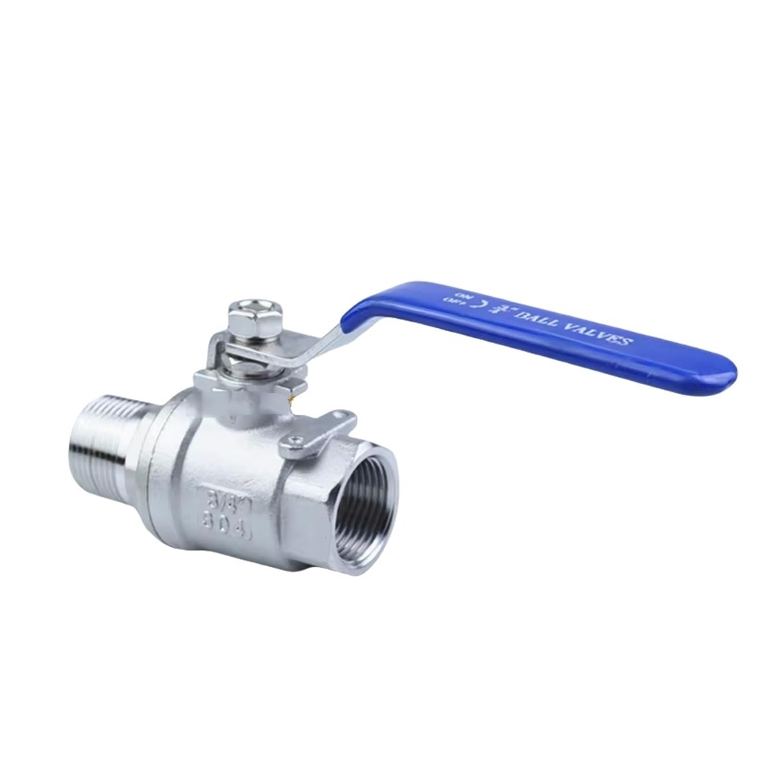 1 Uds BSP rosca hembra a macho válvula de bola acero inoxidable 304 for agua aceite Gas DN8 DN10 DN15(1")