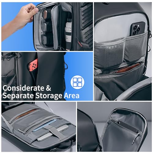 UURig ULANZI BP09 Traker Camera Backpack • 22L • Versatile Camera Travel Bag • Quick Access • Well Organized Professional Photography Storage • Shoulder Backpack • for Sony/Nikon DSLR Cameras