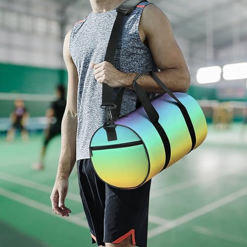 Sac de gym arc-en-ciel compact 45cm pour ne plus manquer d'espace