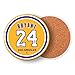 Al Laker Coasters for Drinks, 6 Pack Los Angeles Basketball Ceramic Coasters Set, for Laker Gifts, Laker Mug Cup, Laker Man Cave Home Decor, Laker Decorations