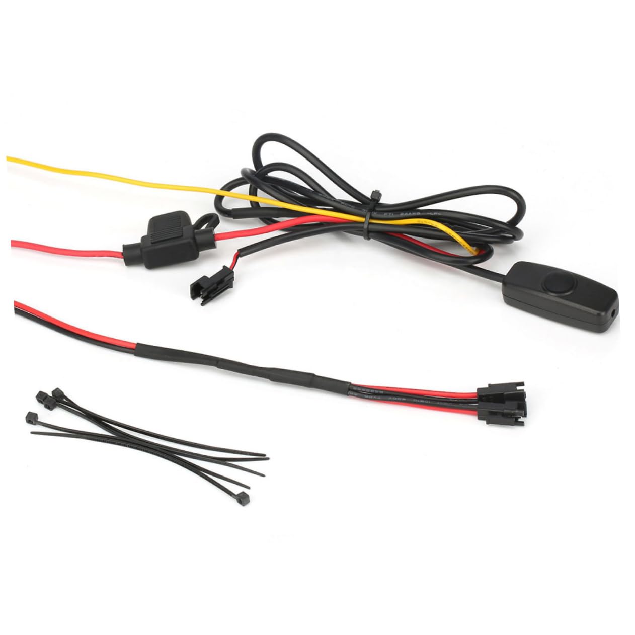 Set 3 Pezzi Strisce Luminose Bilaterali Cassone Pick-up, Accessorio Luci Camion Cavo Di Collegamento, Illuminazione Guida Notturna Per Veicoli Commerciali