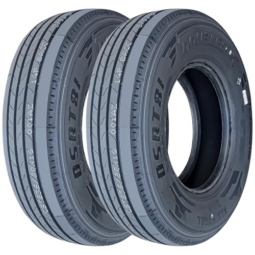 Set of 2 DSRT81 All Steel ST Radial ST235/80R16 Trailer Tires 14-Ply Load Range G 129/125N, Heavy Duty Premium All Season 235/80/16 235/80-16 235 80R16 Trailer Tires
