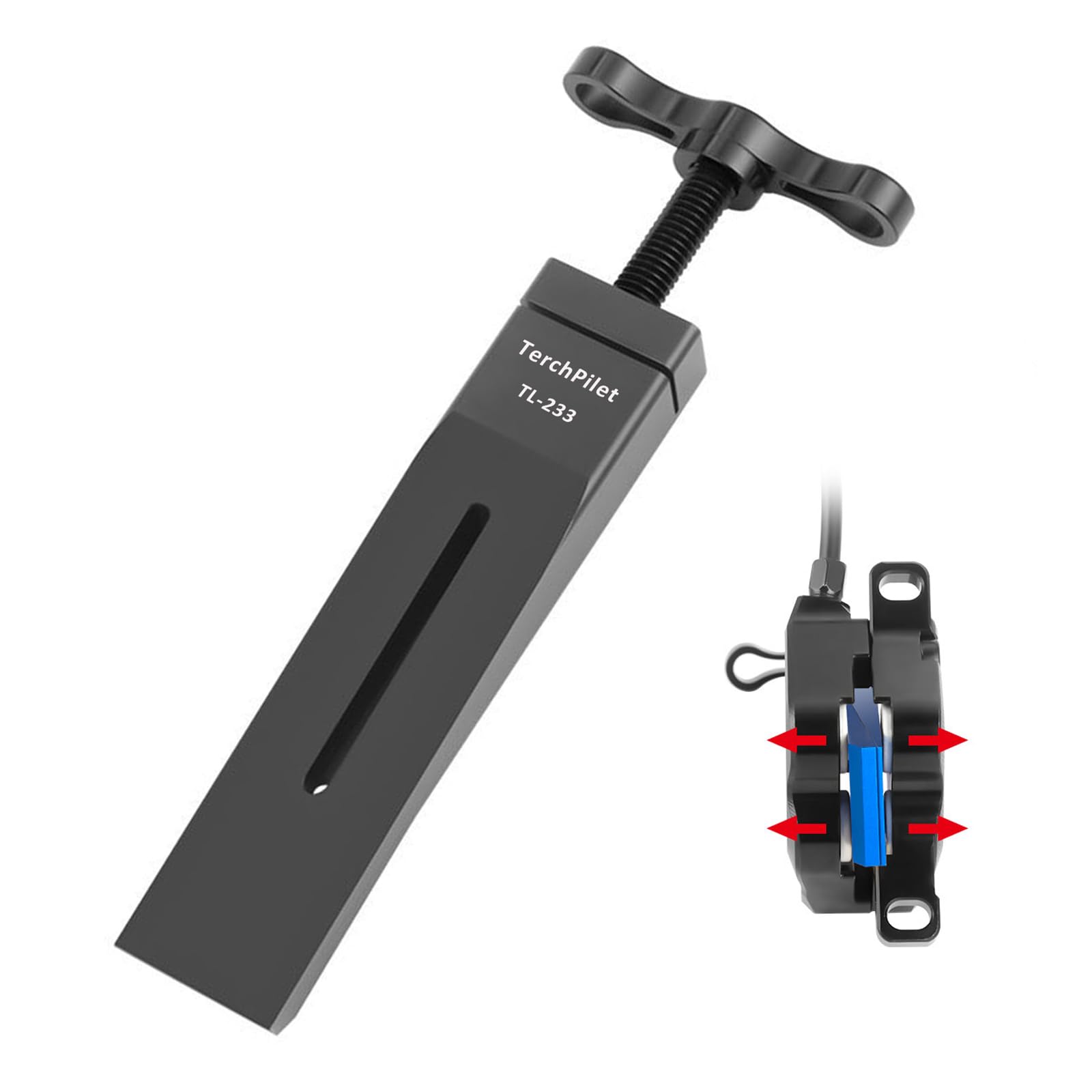 Fahrrad-Hydraulik-Scheibenbremsenkolben-Presswerkzeug für SRAM-Bremssättel – CNC-Aluminium, kompatibel mit Shimano, Magura Dual-/Quad-Kolben-Keramikbremsen, Bremsenwartungswerkzeug
