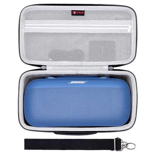 XANAD Hard Case Compatible with Bose SoundLink Max Portable Waterproof Speaker - with Shoulder Strap(Gray)
