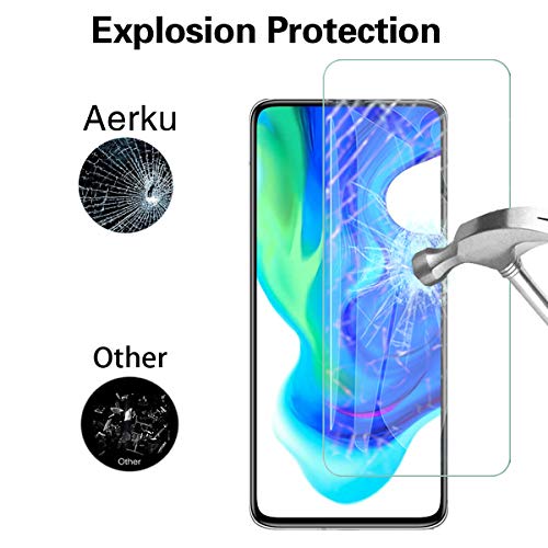 Aerku Pellicola Vetro Temperato per Xiaomi Redmi K30 PRO/Poco F2 PRO[2 Pezzi], 2.5D Ultra Sottile HD Anti Graffi Trasparente Pellicola Protettiva, Vetro Temperato per Poco F2 PRO(Transparente)