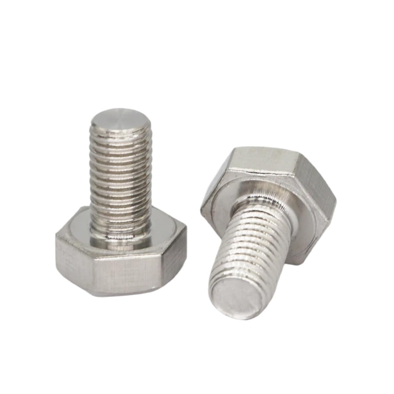 M7 M9 1mm 1.25mm 1.5mm Fine Thread Pitch 10-100mm 304 Stainless Steel External Outside Hex Hexagon Head Cap Screw Bolt(2Pcs M9x1x16mm)