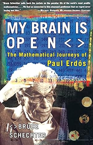 Book cover MY BRAIN IS OPEN: The Mathematical Journeys of Paul Erdos