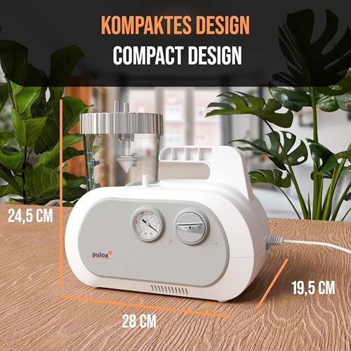 Pulox ASP-181 Elektrische Sekret-Absaugpumpe, Automatischer Schleimsauger, Medizinische Sputumabsaugemaschine