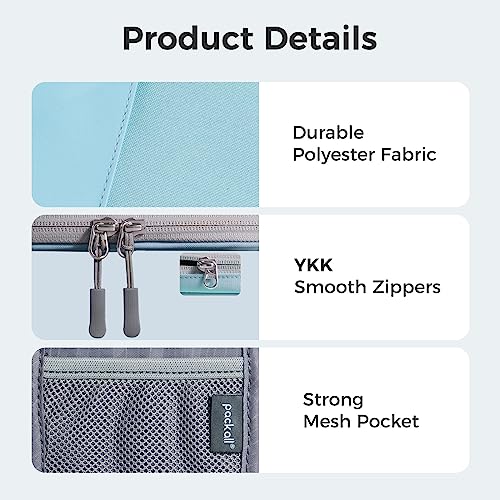 Image of pack all Large Pencil Case, Multi-Compartment Pencil Pouch with Zipper