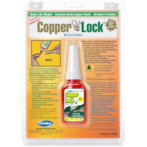 ComStar Copper Lock 10 ml No-Heat Liquid Solder, Pipe & Coupling Solder