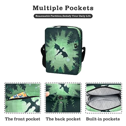 Small Crossbody Bag Bag For Women Men, Mini Messenger Bag Shoulder Handbag With Adjustable Straps2