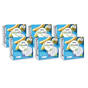 NaturNes Bio Zuivelhapje Banaan Peer – baby toetje – vanaf 6 maanden – 24 stuks