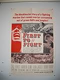 FIRST TO FIGHT-1967-1S POSTER-WW II-MARINE-CHAD EVERETT VG