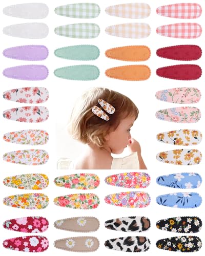 Barrettes à cheveux pour bébé fille doboi lot de 40 pièces antidérapantes