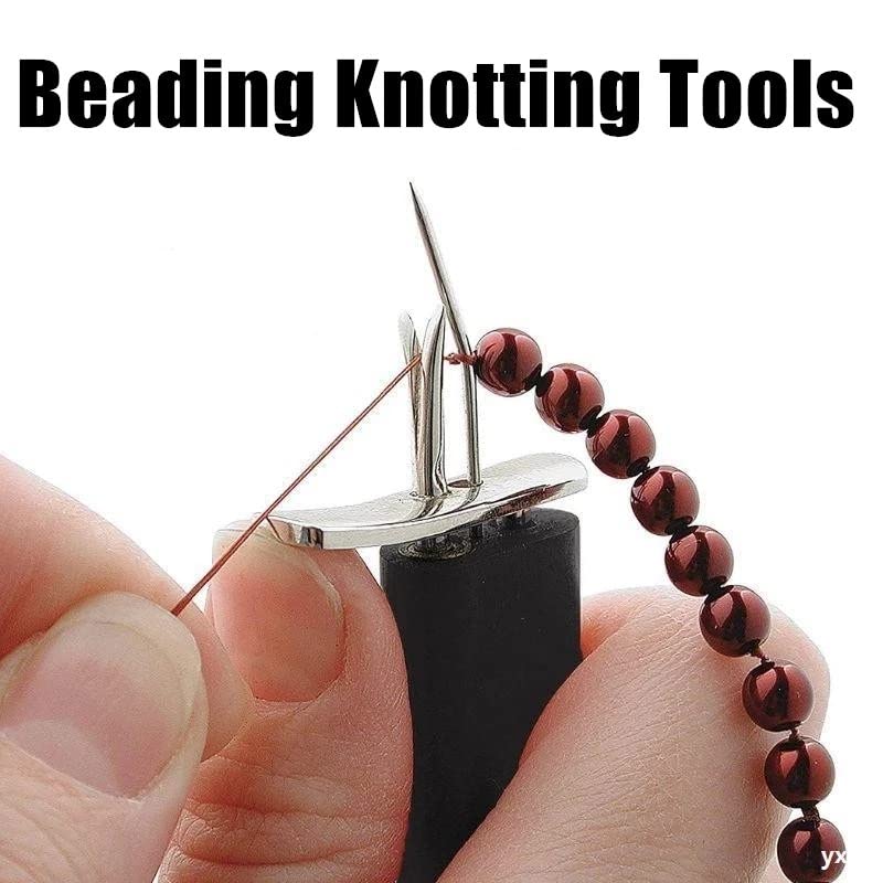 Professional Beading Knotting Tools For Jewelry Making Beading Knotting Tool Secure Knots Stringing Pearls Scattered Loose - Sewing Tools & Accessory - - (Color: Knotting Tool)