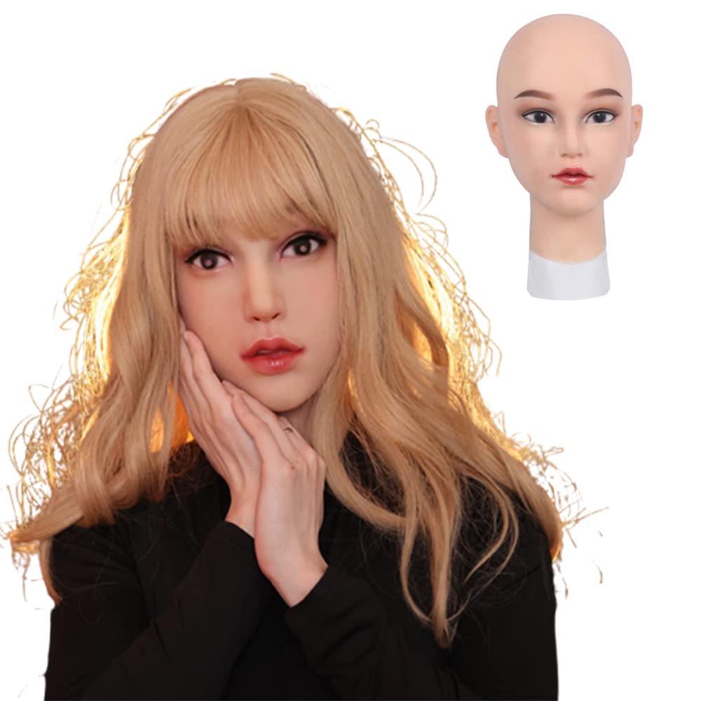 Amazon.co.jp: BODYDOM フィメールマスク シリコン仮面 目ありシリコン 