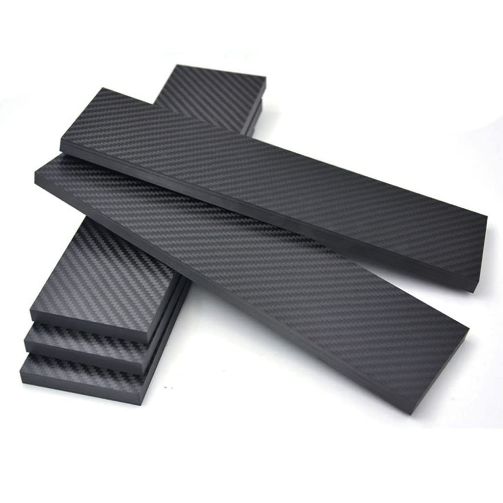 1pcs 3K Carbon Fiber Sheet Thickness 0.2-6mm High Strength Carbon Fiber Board Carbon Strip Carbon Flat Strip (Color : 0.5x30x590mm)