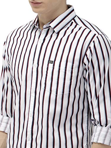 Image of The Indian Garage Co Men Slim Fit Checkered Full Sleeves Spread Collar Casual Shirt