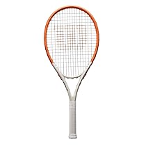 Wilson Racchetta da Tennis Roland-Garros Elite, Realizzata Con Telaio Volcanic, Testa Generosa e Impugnatura Morbida Per una Maneggevolezza Fluida, Colore: Blu Navy, Bianco, Taglia: 3
