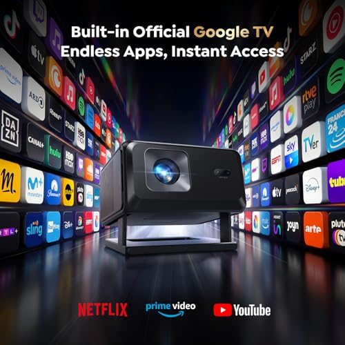 Portable Smart Projector 4K Support