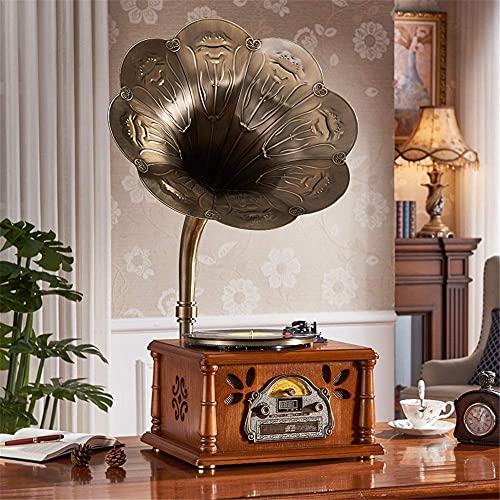 VSDEXR Haut-Parleur Bluetooth rétro Platine à Cornes rétro Lecteur de disques Vinyle Bluetooth Platine Vinyle Trompette… - Les Beatles, Paul McCartney, John Lennon, RIngo Starr, George Harrison VSDEXR Haut-Parleur Bluetooth rétro Platine à Cornes rétro Lecteur de disques Vinyle Bluetooth Platine Vinyle Trompette… – Image 5