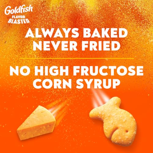 Image of Goldfish Flavor Blasted Xtra Cheddar Cheese Crackers, 10 Oz (2 Pack)