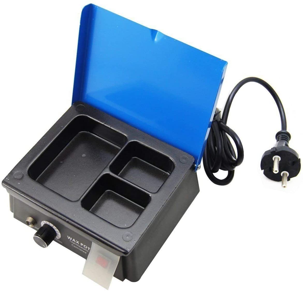 Wax heater à immersion avec 3 casseroles pour fusion homogène