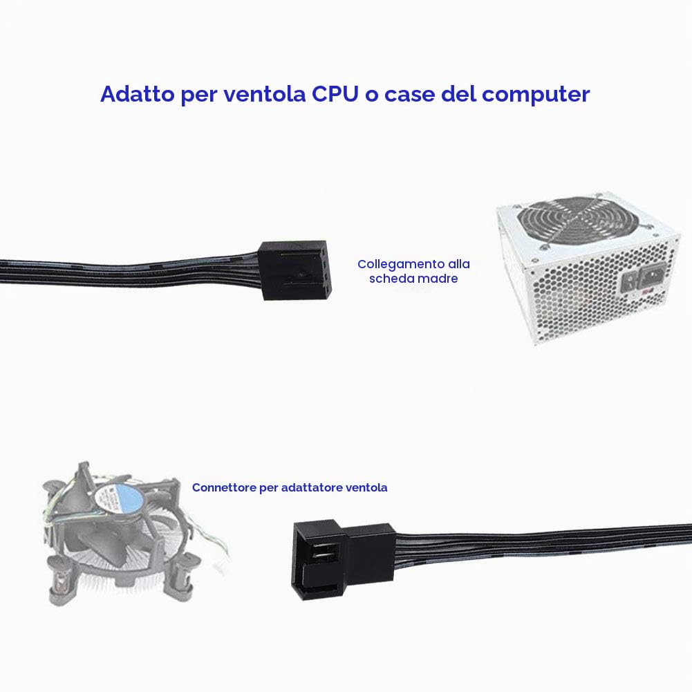 Cavo Prolunga Aviazione 4 Pin 15m – Alimentazione E Video In Un Solo Cavo Nero