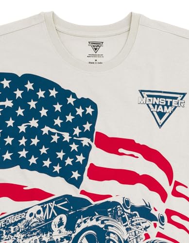 Monster Jam July 4th Matching Family T-Shirt Toddler to Adult Grave Digger3