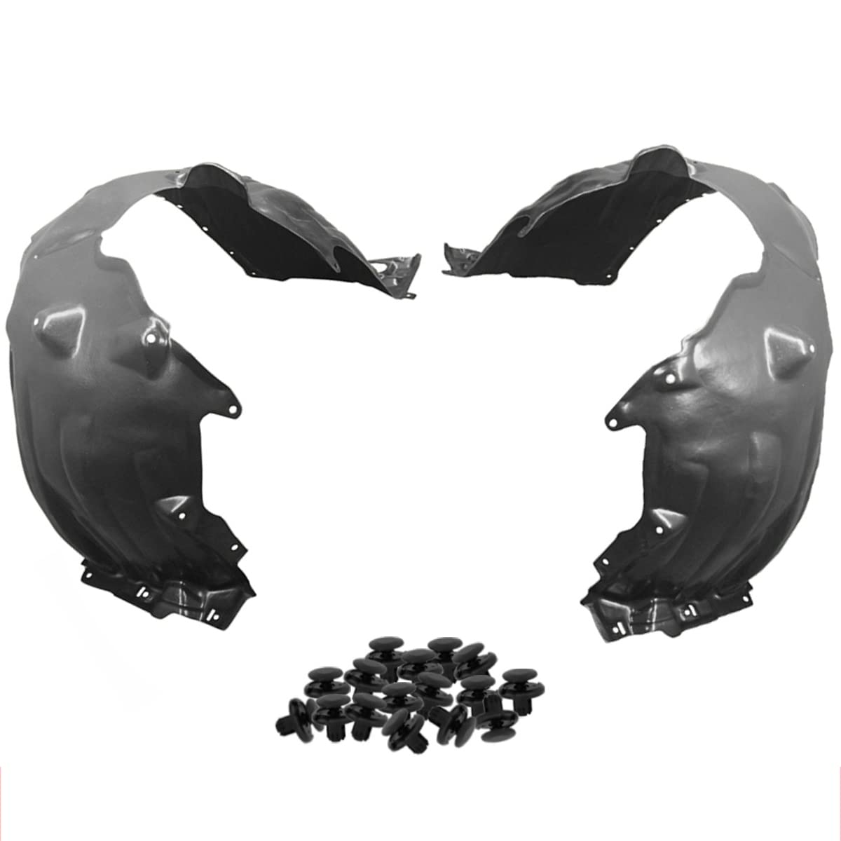 Amazon.com: Parts N Go Fender Liner Set w/Clips for 2018-2021