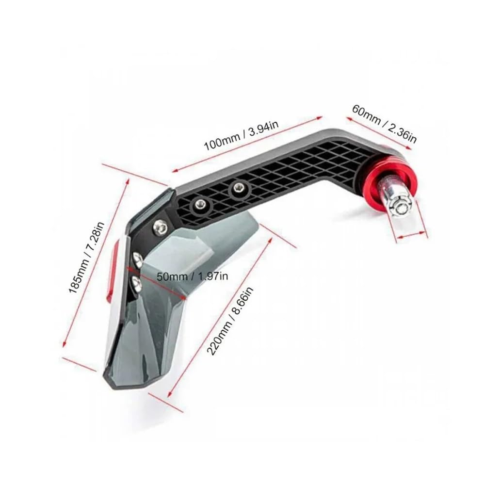 Protector Universal de modificación, Equipo CNC aleación Aluminio, Mano para Motocicleta, Manos a Prueba Viento