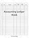 Accounting Ledger Book: A Simple Accounting Ledger Notebook for Bookkeeping