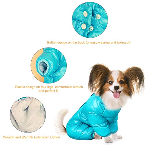 DECDEAL Roupas para animais de estimação Casaco impermeável para animais de estimação Roupas para cã