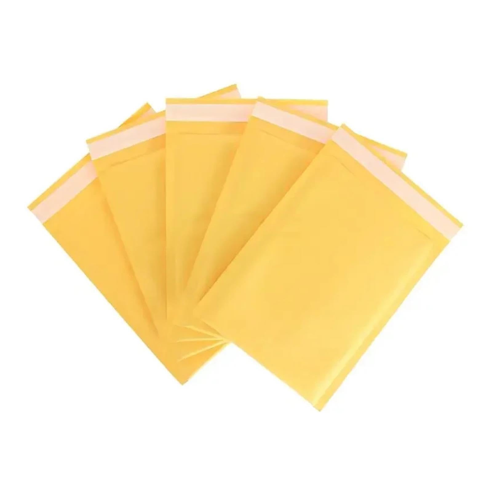 Luftpolster-Kraftpapier-Versandtaschen selbstklebend, 50/100 Stk
