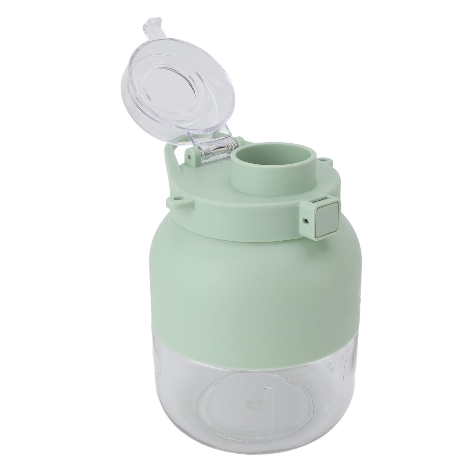 Sport Blender Cup Electric Juicer Mini Portable - Dual Use Water Bottle for Outdoor Activities with Safety Lock and LeakFree Design (Light Green)