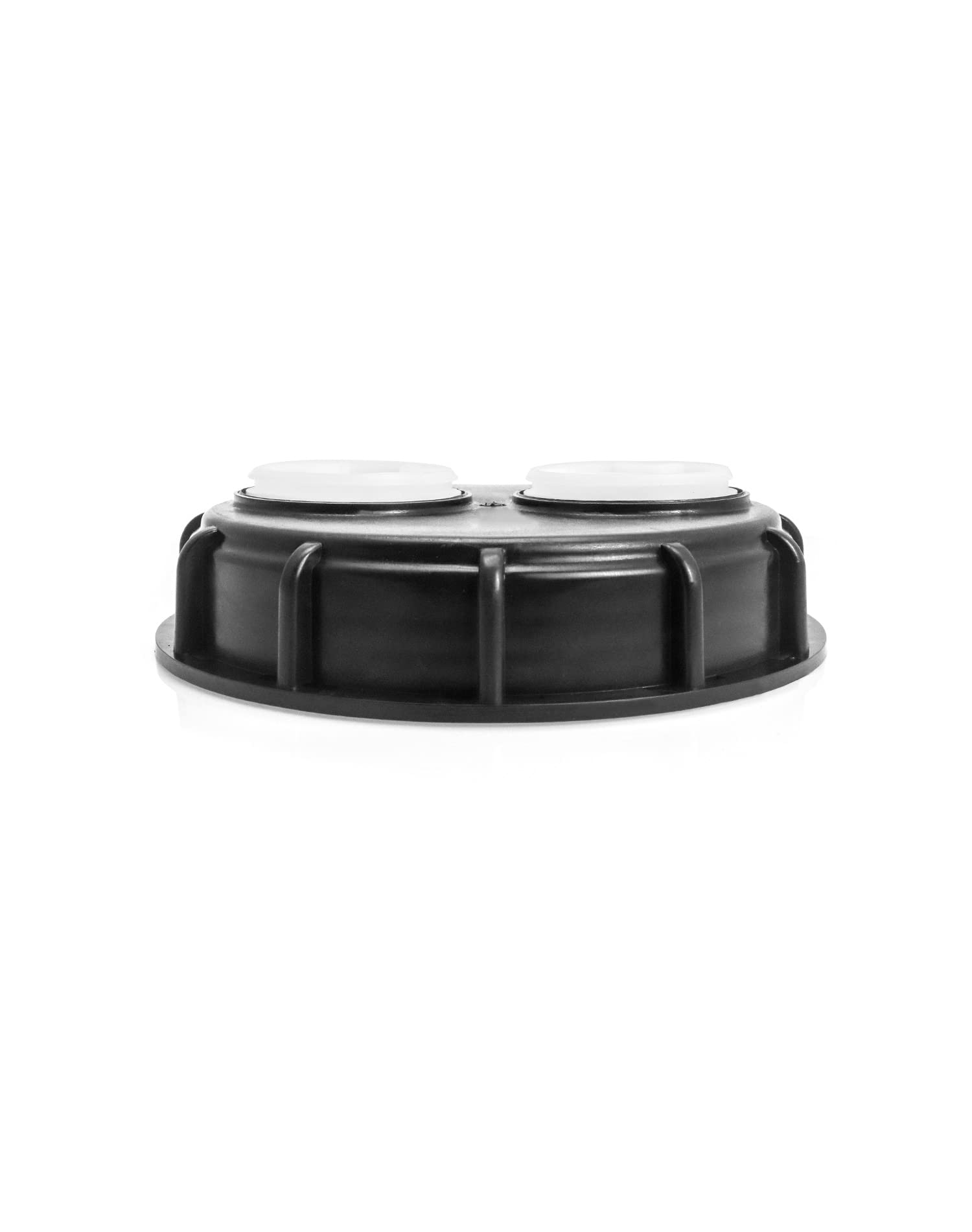 QWORK IBC Tankdeksel 163 Mm - Rood HDPE Kunststof - Met Pakking - Voor Watertanks & Chemische Opslag