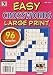 Easy Crosswords Large Print Magazine May 2026, Casual Solvers