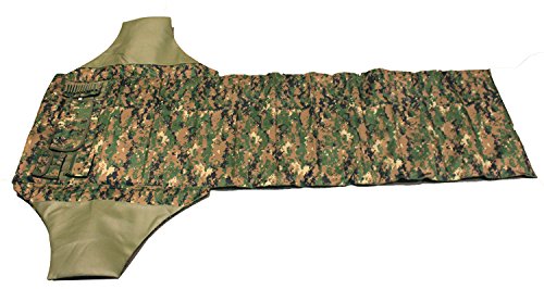 Ultimate Arms Gear Marpat Woodland Digital Camo Deluxe Roll Up Shooter\'s Shooting Sniper Hunting Protective Padded Mat with Ammo Shell Cartridge Bullet Holder & Pocket Pouches