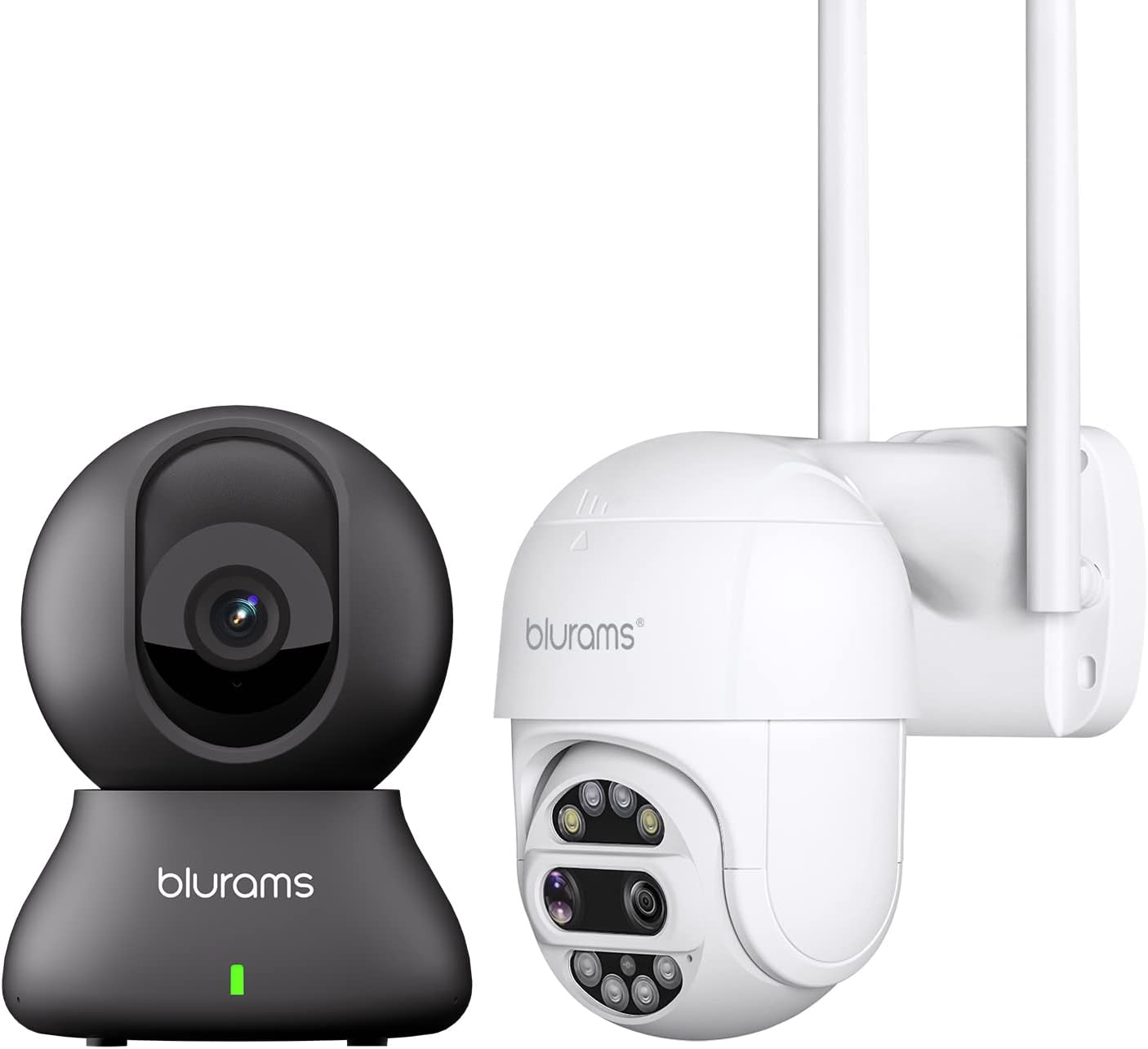 blurams Indoor&Outdoor 2K Security Camera Bundle Set