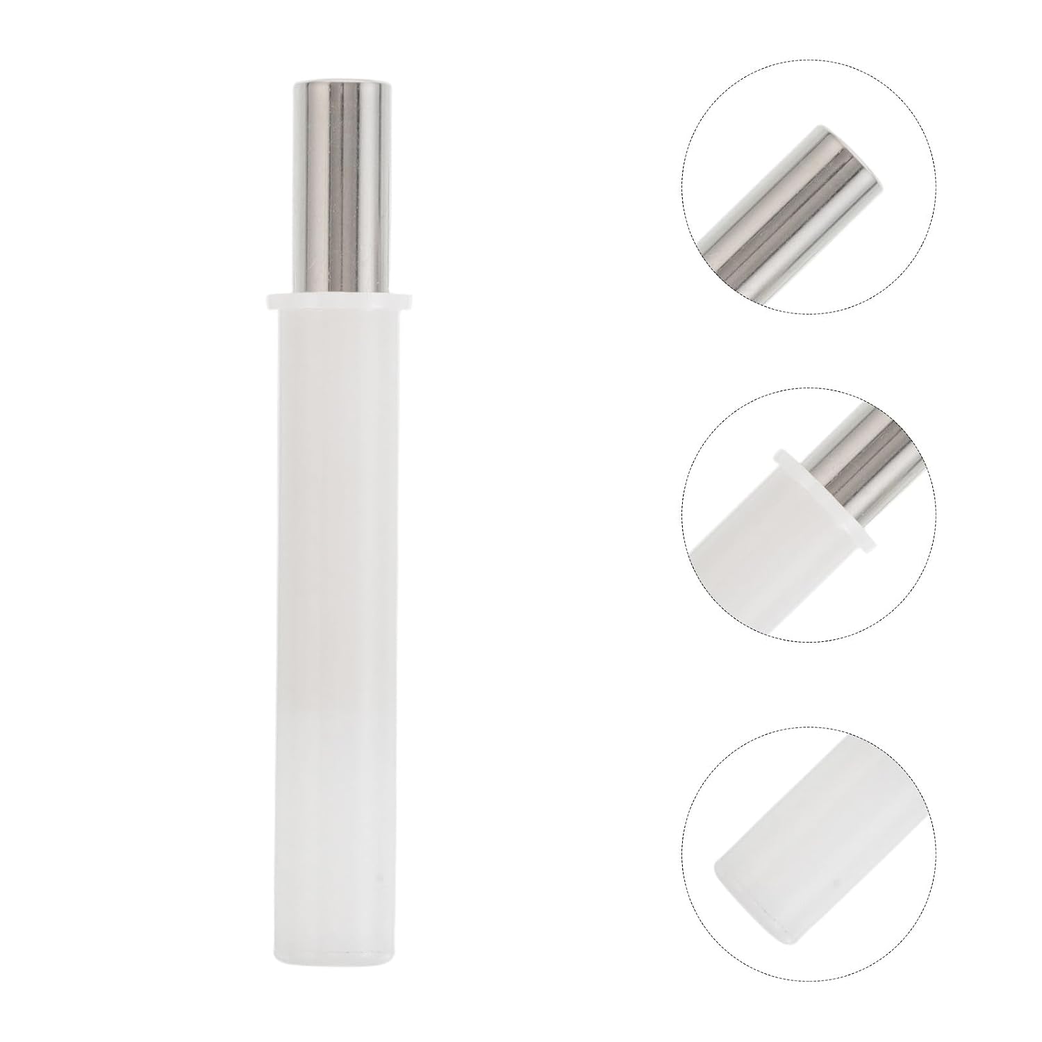 GARVALON 5pcs Soft Close Dampers for Trash Can and Cabinet Doors, White Hydraulic Buffer Rods, Silent Slow Closing Replacement Dampers for Kitchen Bathroom Furniture