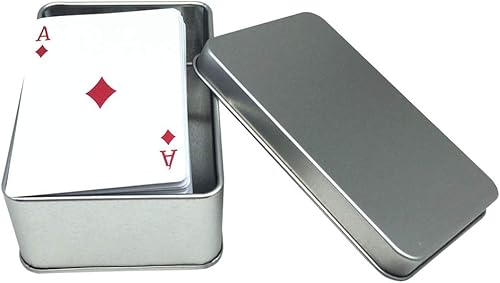 Miniatura 5 de VSONE Cartas de plástico Braille, 54 tarjetas de plástico de alta calidad, impresión a todo color, empaquetadas en caja de metal, tamaño 3.425 in x