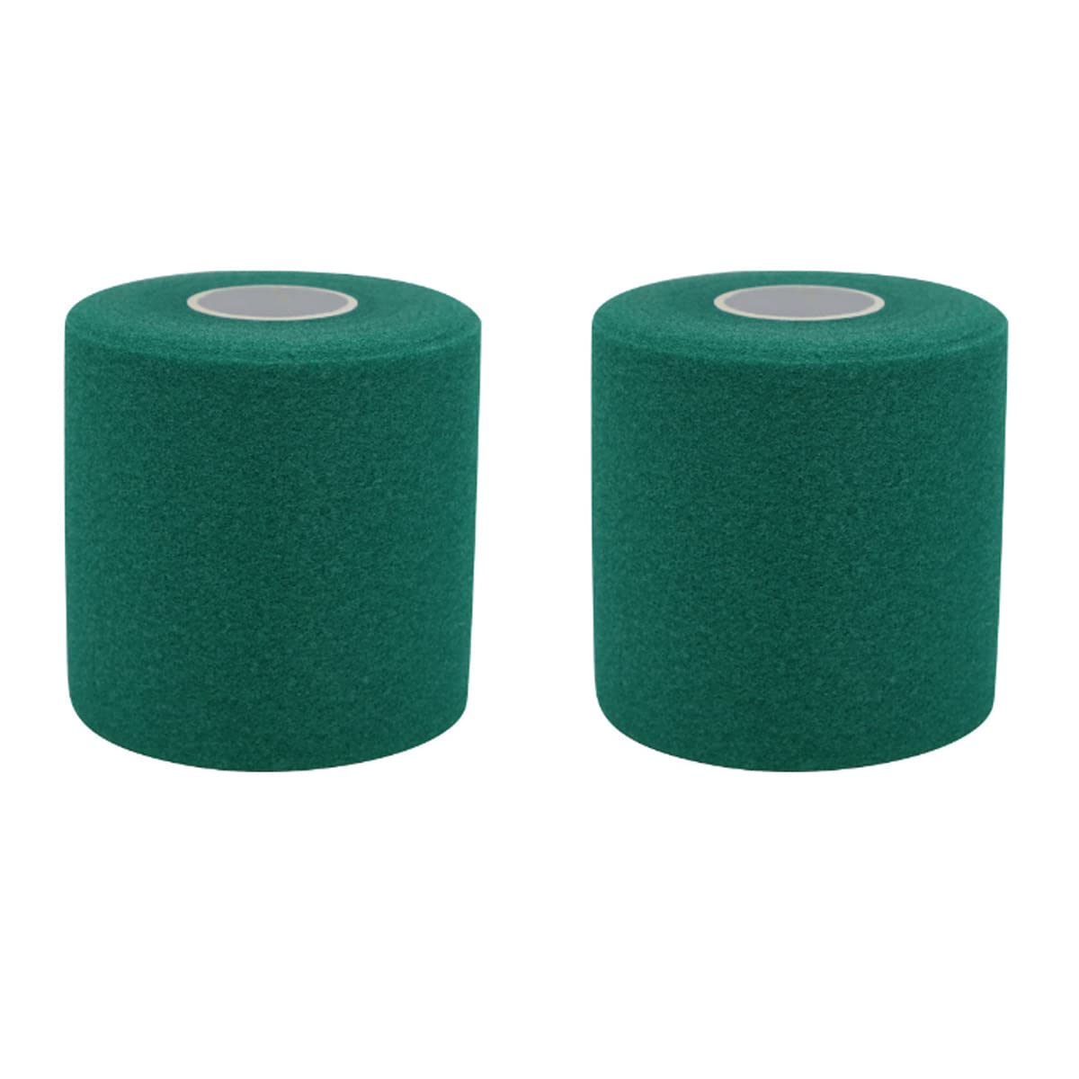 OBTANIM 2 Rolls Foam Underwrap Bandage Pre-Wrap Sports Tape for Athletic Elbow Knees Ankles Latex Free Dark Green