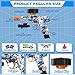 Electric Gel Ball Blaster, High Speed Automatic Splatter Ball Blaster with 80000+ and Goggles, Rechargeable Splatter Ball Toys for Outdoor Activities Shooting Game Party Favors-2 Pcs