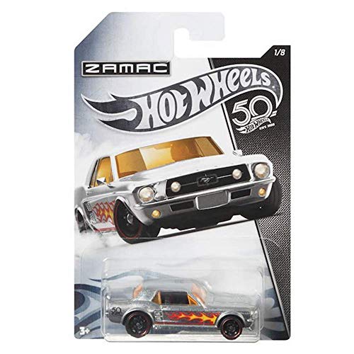 Hot Wheels ZAMAC Ford Mustang Coupe 1:64 miniatura 1