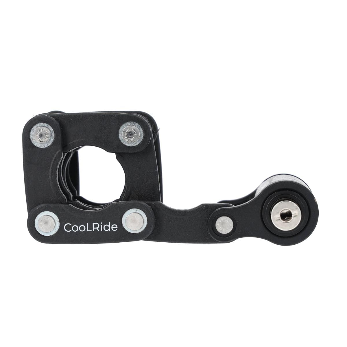 Cool Ride - Antivol Pliant Ultra Compact - 16 Tiges Acier Renforcé - Système Anti-Crochetage - Support de Rangement Auto-Agrippant - Vélo & Trottinette