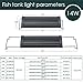 AQQA Aquarium Light,Full Spectrum LED Fish Tank Lights,12